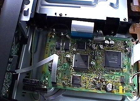 connection in
        the DVD player